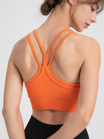Two Piece Sports Underwear Yoga Workout Clothes Bra Vest