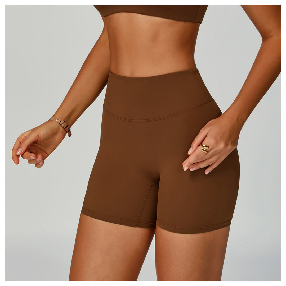 Sollinarry Sports Shorts Sustainable Recycled High Waist Workout Shorts Women Outdoor Running Sports Yoga Pants
