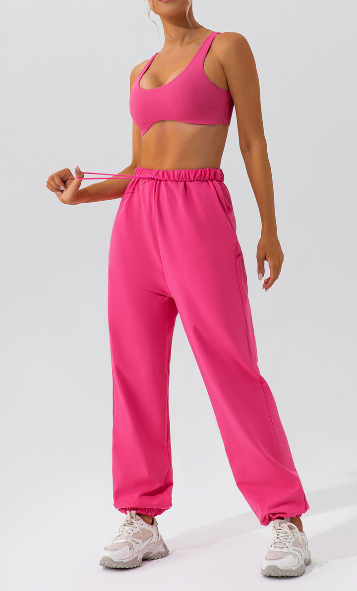 Spring Summer Girdle Loose Track Sweatpants Women Outdoor Dance Casual Trousers Office All Matching Straight Sweatpants Women