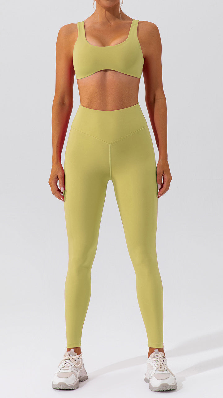 Spring Summer Nude Feel Yoga Pants Women Breathable Quick Drying Fitness Pants Hip Lifting Running Training Tight Sports Pants