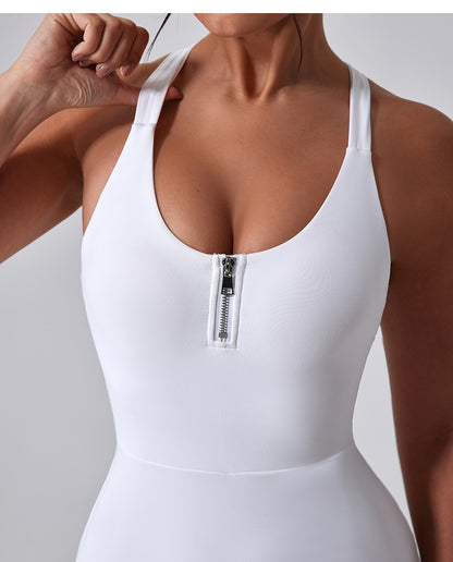 Nude Feel Anti Exposure Basic Sports Dress Summer Outdoor Golf Vest Yoga Tennis Dress