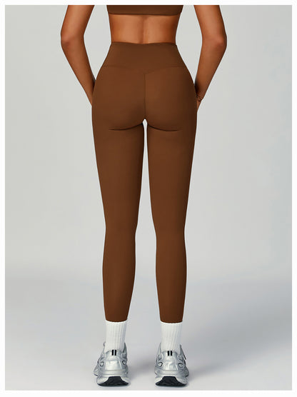 Sollinarry Sustainable Recycled High Waist Tights Outdoor Running Yoga Pants Women Quick Drying Exercise Workout Pants