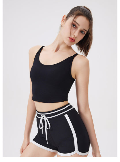 Cloud Sense Knot Beauty Back Yoga Underwear Women Shockproof Yoga Clothing Top Outer Wear Running Bra Workout Yoga Vest