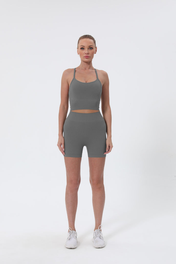 Yoga Clothing Top Shockproof Sports Underwear Women Running Training Cross Tank Top Beauty Back Yoga Fitness Set