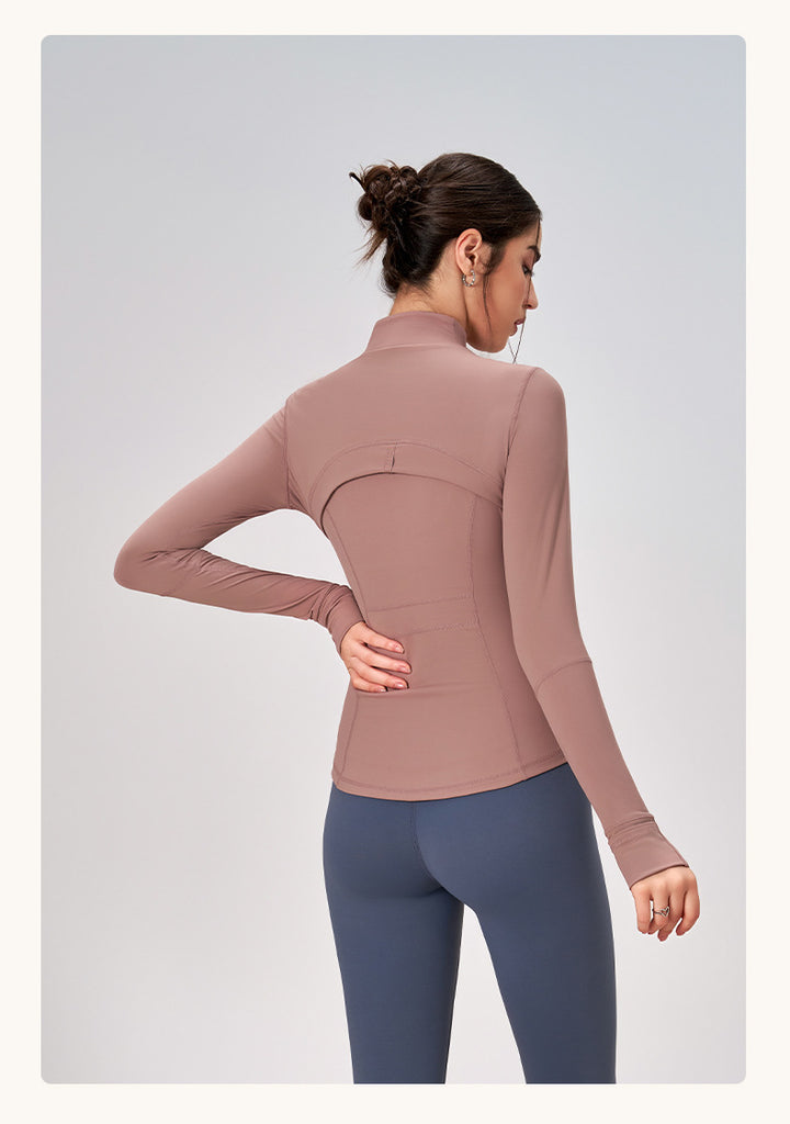 Sports Outdoor Long Sleeve Yoga Sports Women Coat Autumn