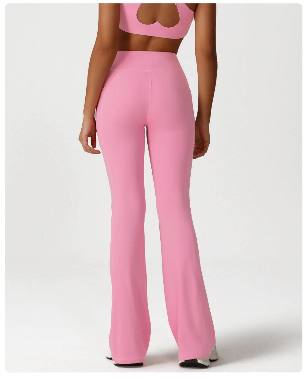 Cross High Waist Yoga Bell-Bottom Pants Women Dance Sports Wide Leg Pants Casual Hip Lifting Fitness Bootcut Trousers