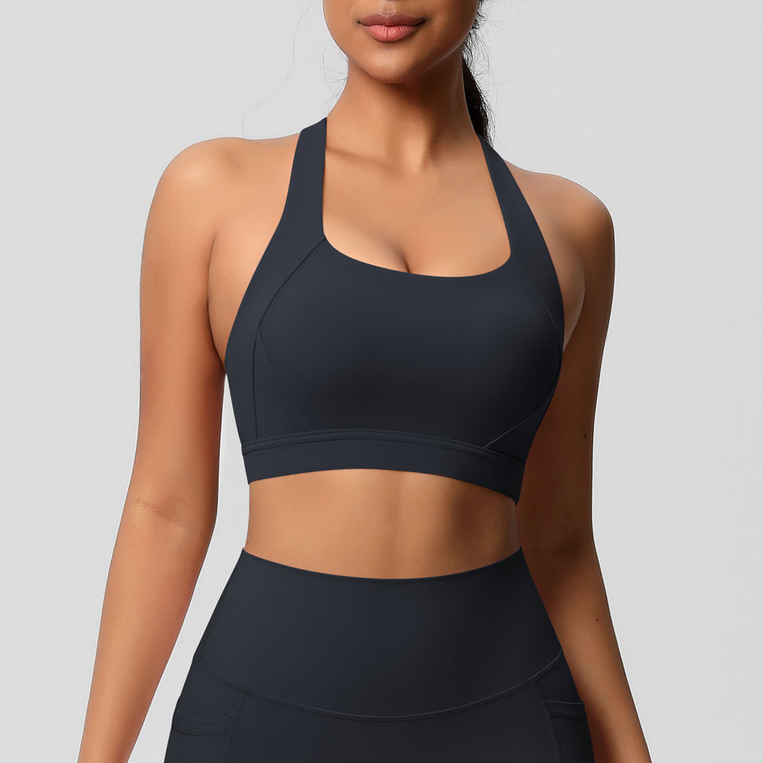 Cloud Sense Tight Yoga Vest Sports Underwear Shockproof High Strength Bra Pilates Running Outdoors Workout Clothes for Women