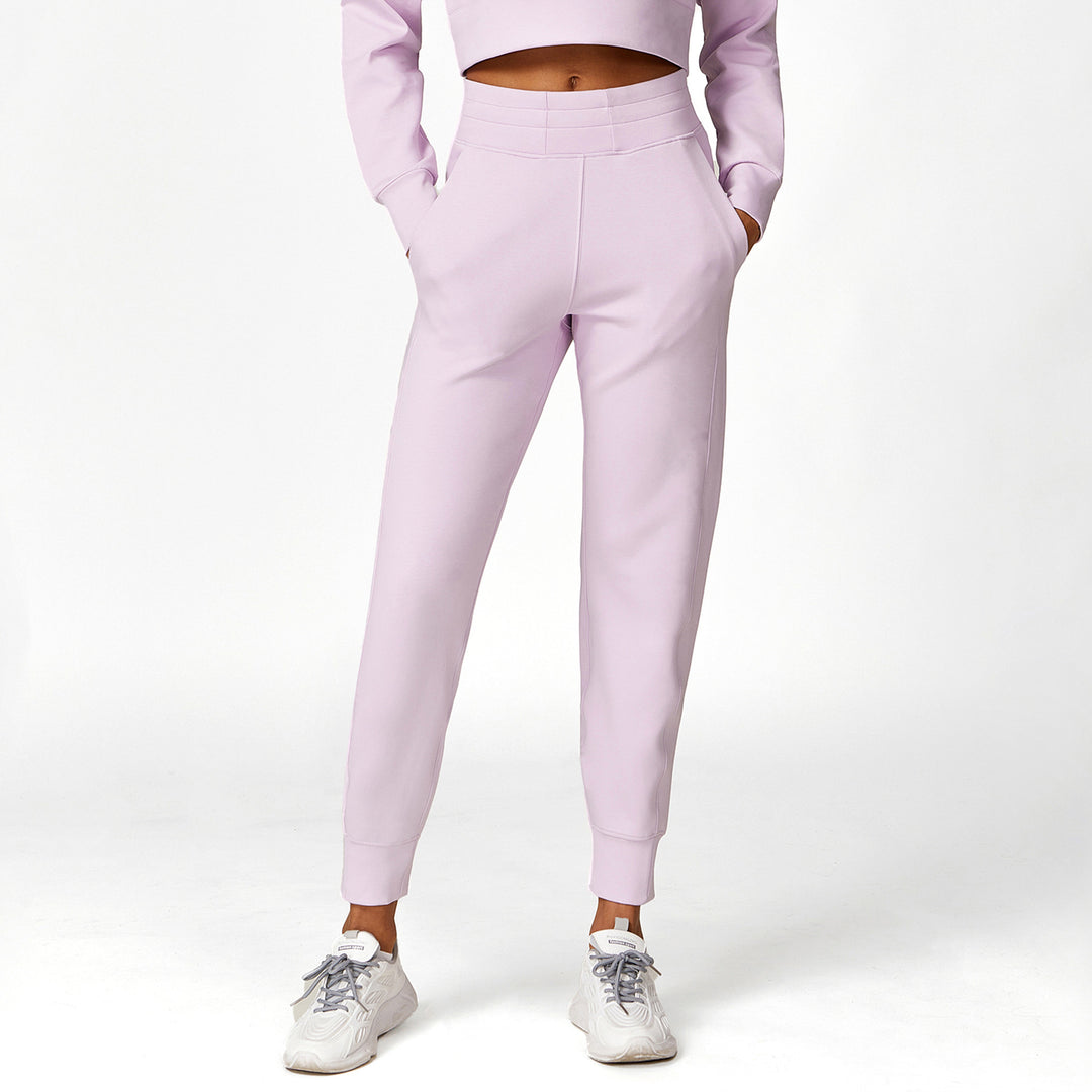 Autumn Winter Girdle Track Sweatpants Women Solid Color Loose Casual Trousers Women Outdoor Running Fitness Clothes