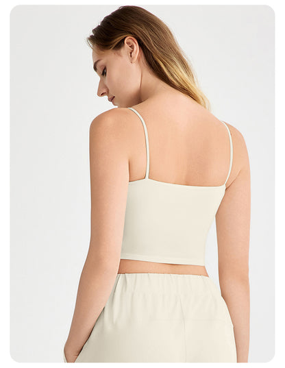 Workout Bra Breast Holding Spaghetti Strap Yoga Vest