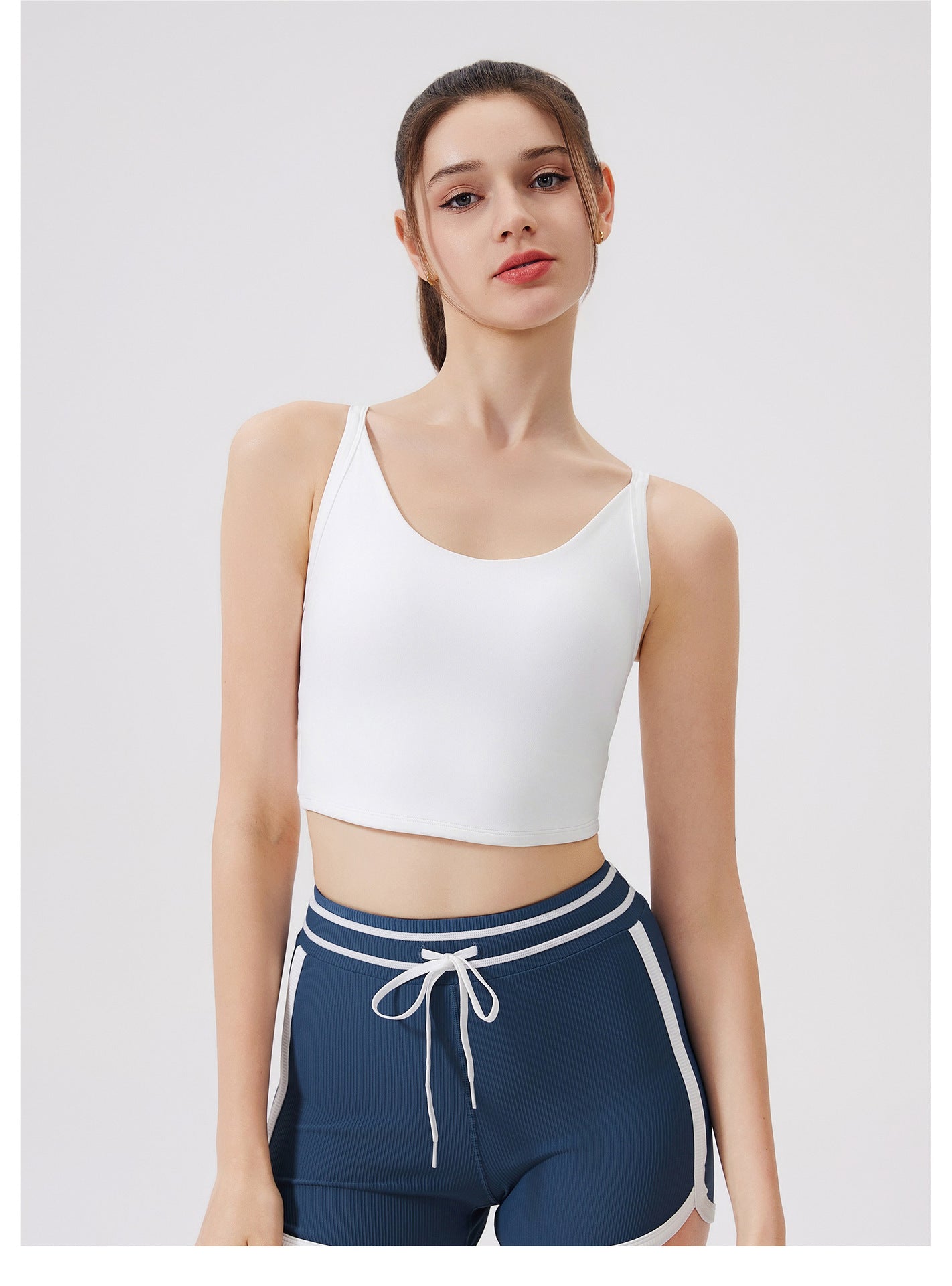 Cloud Sense Knot Beauty Back Yoga Underwear Women Shockproof Yoga Clothing Top Outer Wear Running Bra Workout Yoga Vest