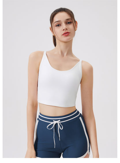 Cloud Sense Knot Beauty Back Yoga Underwear Women Shockproof Yoga Clothing Top Outer Wear Running Bra Workout Yoga Vest