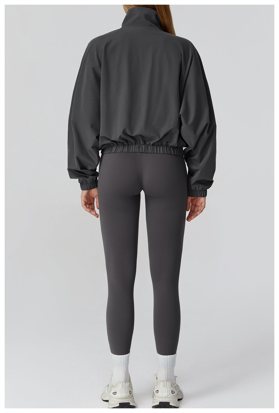 Sports Jacket Women Zipper Windproof Outdoor Running Workout Long Sleeve Yoga Clothes Coat
