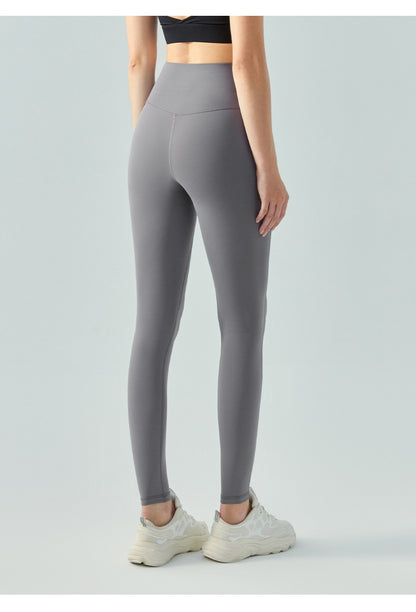 Winter Peach Hip Fitness Pants No Embarrassment Line High Waist Shaping Warm with Velvet Skinny Yoga Pants Women