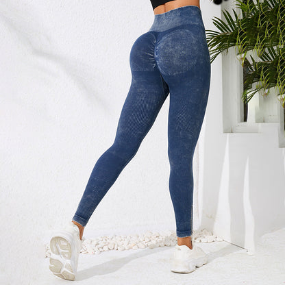 Yoga Pants Women High Waist Hip Lift Tights Stretch Tight Sports Yoga Trousers Yoga Clothes