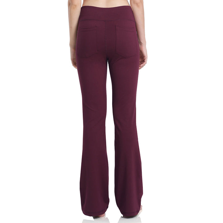 Wide Leg Pants High Waist Casual Girls Yoga Pants Plus Size