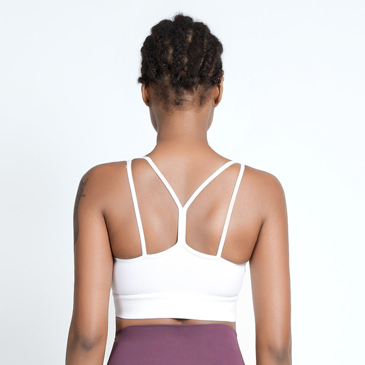 Sports Underwear for Women Spring Summer High Strength Beauty Back Fitness Vest Shaping Push up Yoga Bra Can Be Worn outside