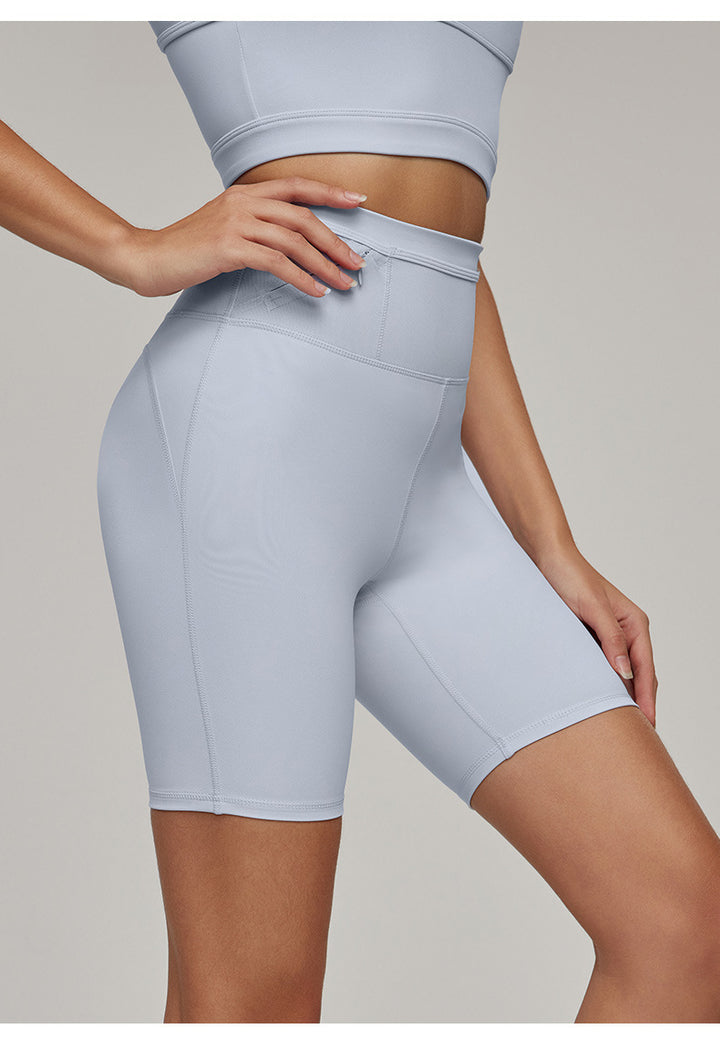 Waist Bag Sports Casual Tights Women High Waist Hip Lift Yoga Shorts Marathon Fitness Shorts