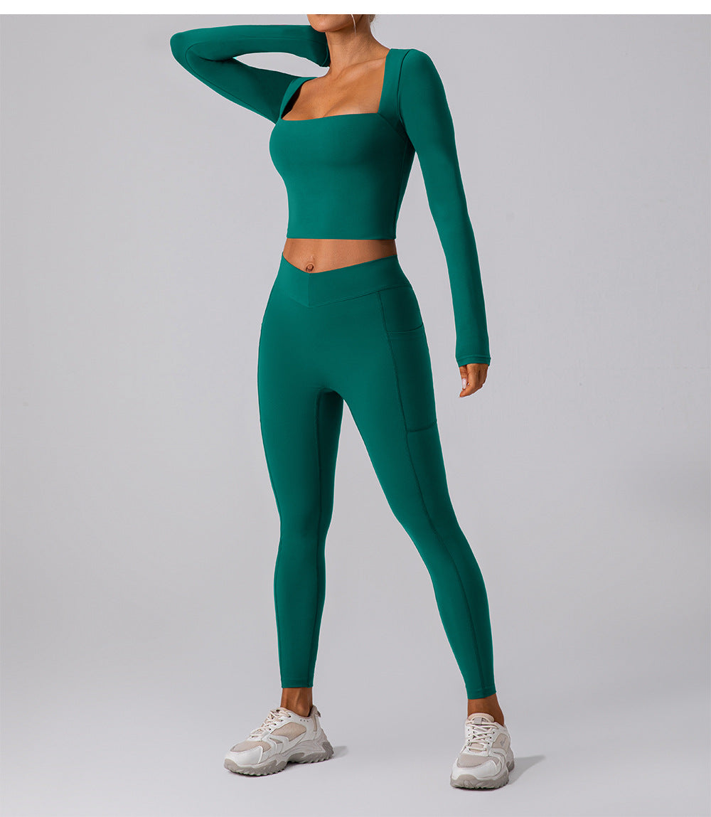 Hip Lifting Nude Feel Yoga Pants Women Body Shaping Belly Contraction Sports Running Fitness Pants Training Slimming Stretch Tights