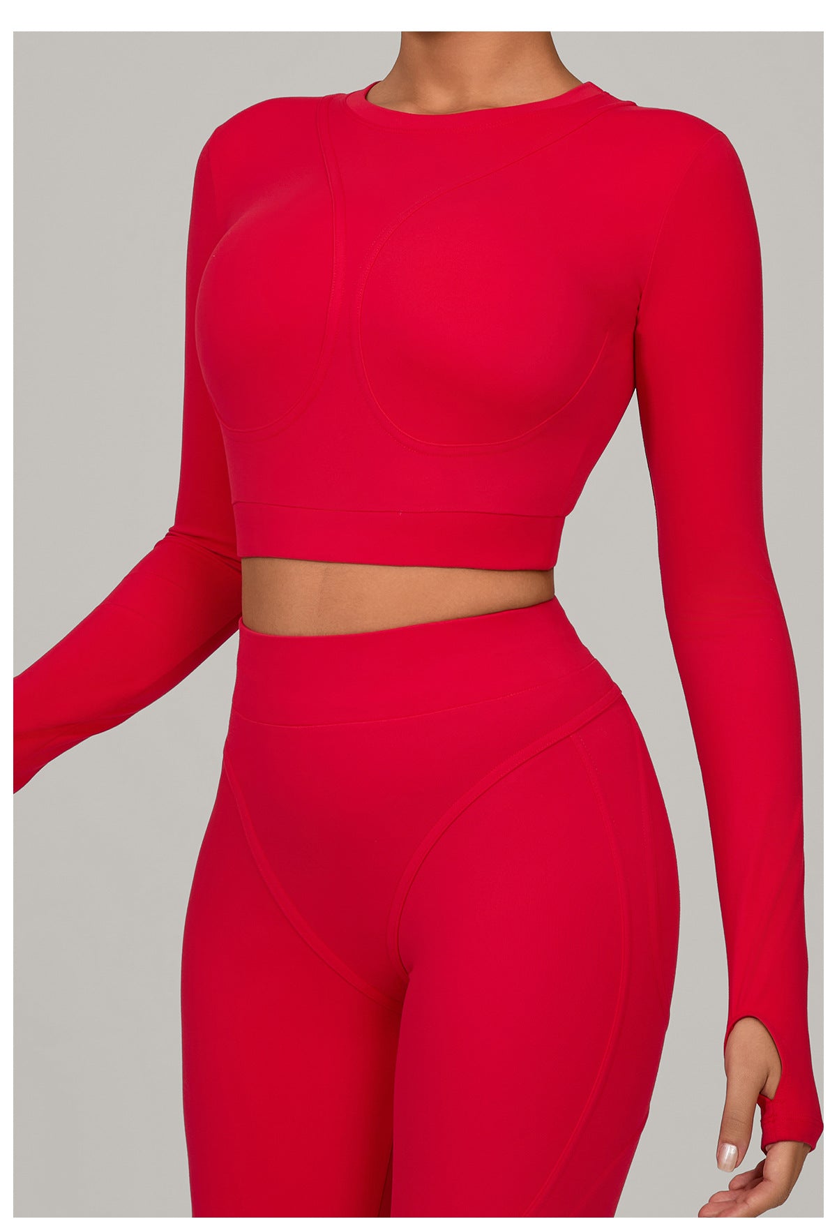 Autumn Sand Brushed Long Sleeve Yoga Clothes High Strength Workout Clothes Pilates Running Sport Long Sleeve Top