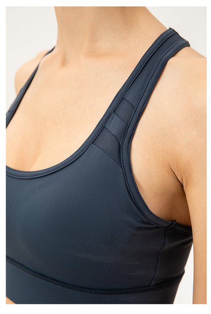 One Piece High Strength Yoga Bra Women Buckle Adjustable Sports Vest Shockproof Running Workout Underwear