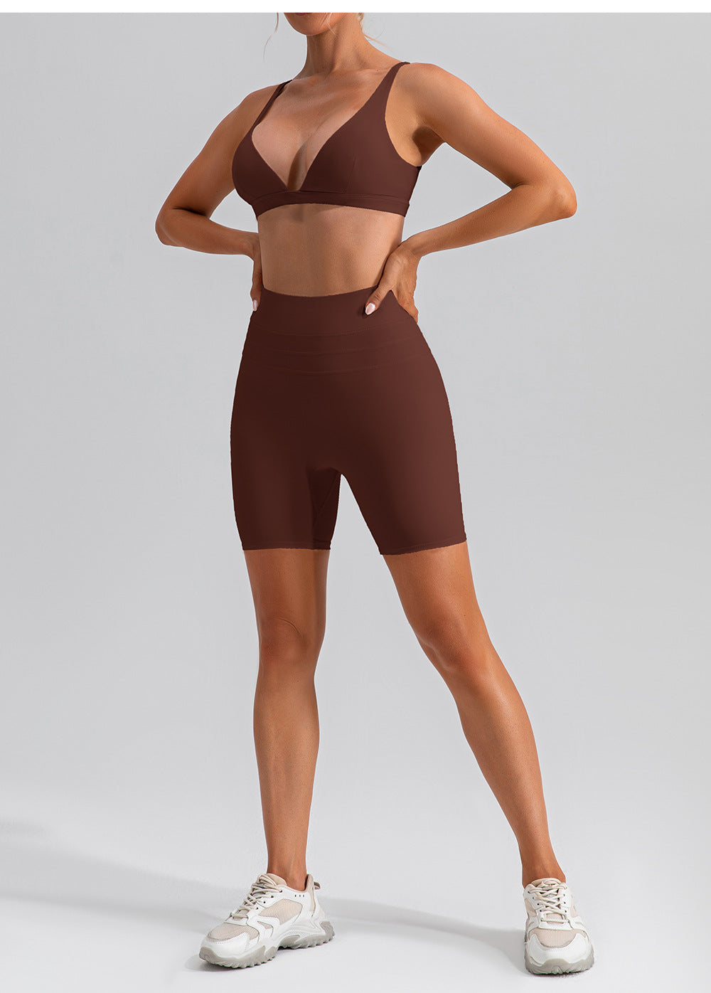 Autumn Quick-Drying Skinny Yoga Clothes Suit Running Casual Nude Feel Sports Training Fitness Suit Women