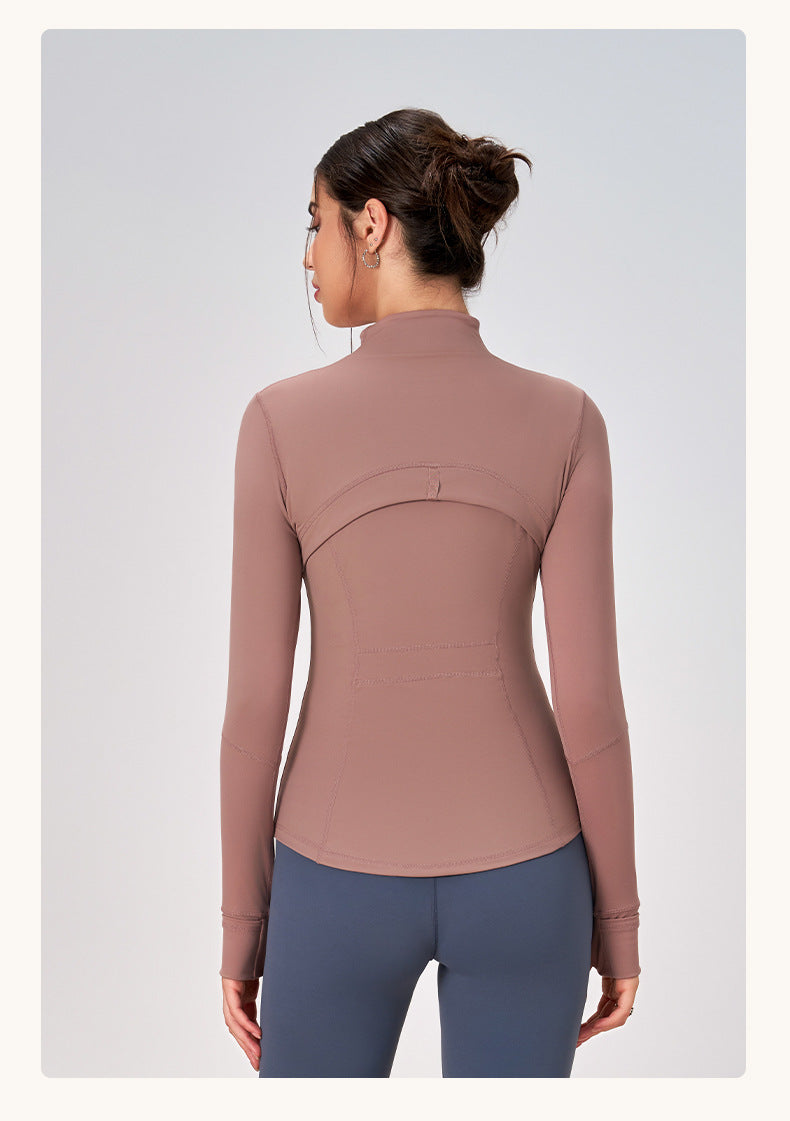 Sports Outdoor Long Sleeve Yoga Sports Women Coat Autumn