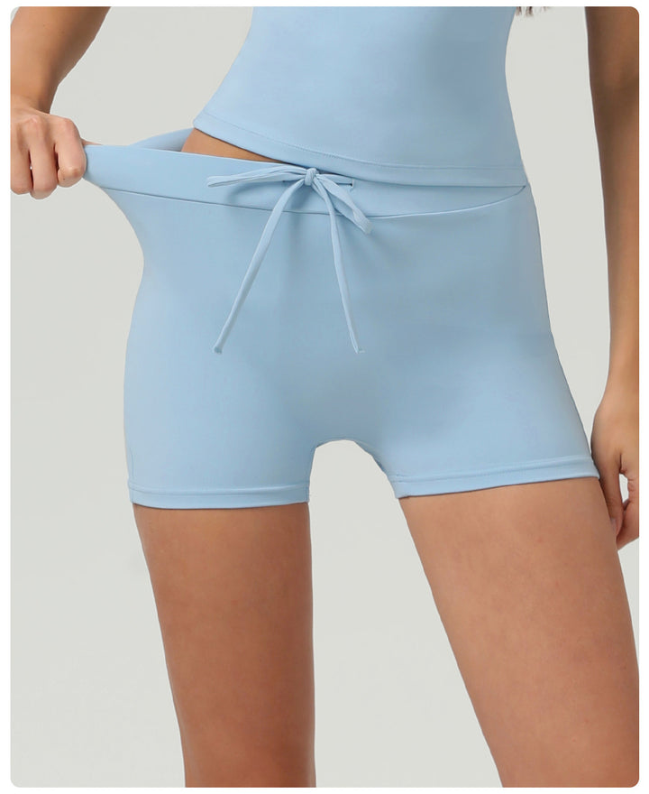 Nude Feel Hip Lifting Yoga Shorts High Waist Belly Contracting Fitness Pants Women Quick Drying Tight Sports Running Shorts