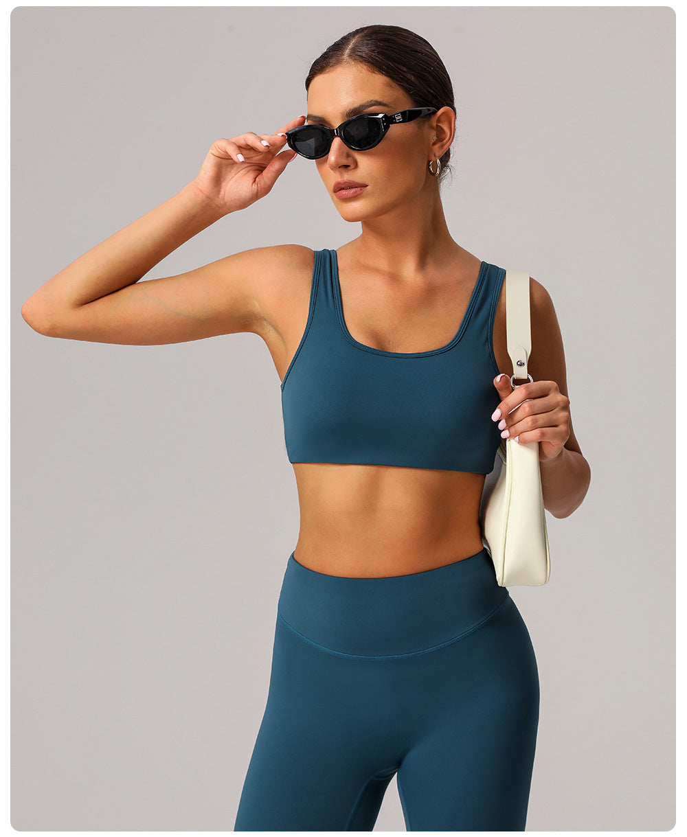 Tight Yoga Vest Sports Push up Underwear Shockproof High Elastic Pilates Running Outdoors Workout Clothes for Women