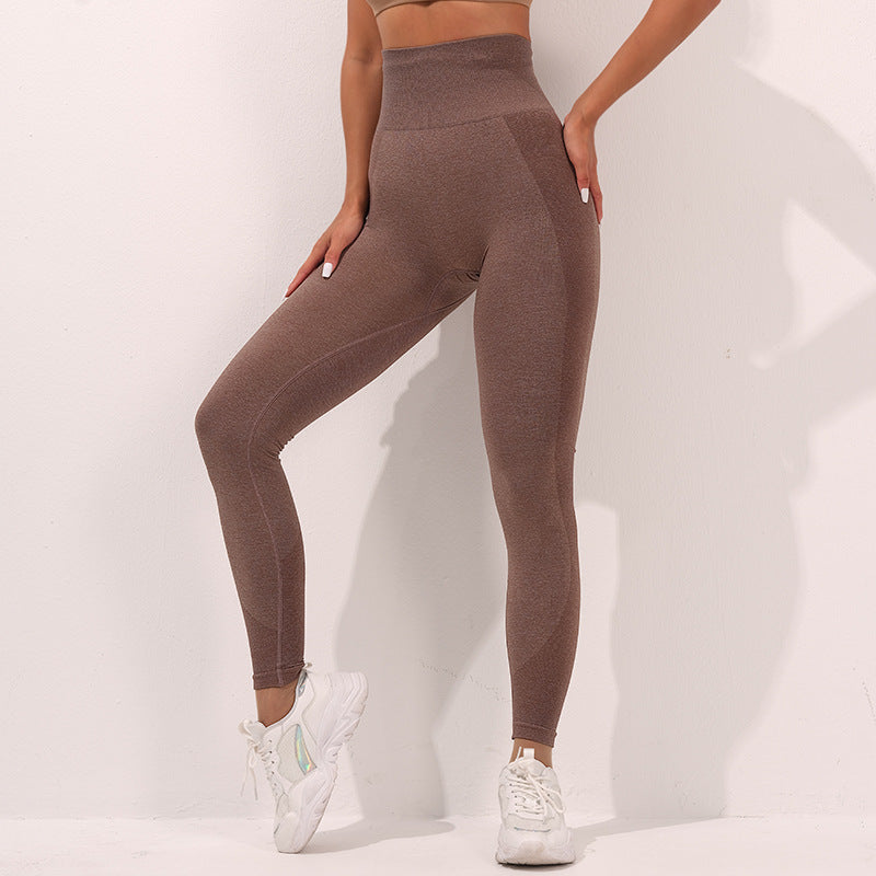 Fitness Clothes Women Autumn Yoga Peach Hip Pants Outer Wear Underwear Sports Nude Feel Yoga Ninth Pants