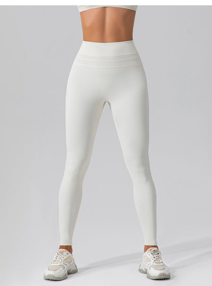 High Waist Shaping Nude Feel Yoga Pants Quick Drying Workout Running Pants Shaping Skinny Workout Pants Women