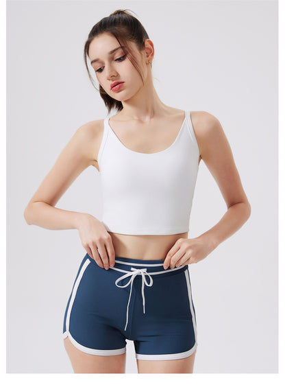 Cloud Sense Knot Beauty Back Yoga Underwear Women Shockproof Yoga Clothing Top Outer Wear Running Bra Workout Yoga Vest