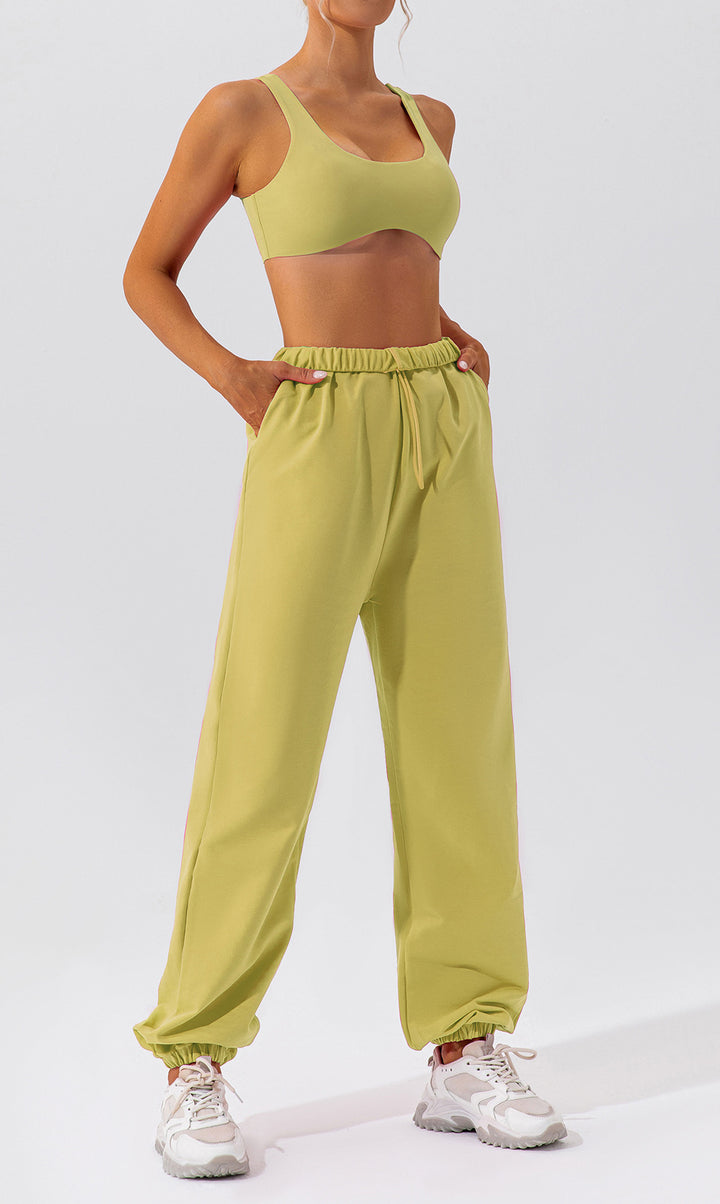 Spring Summer Girdle Loose Track Sweatpants Women Outdoor Dance Casual Trousers Office All Matching Straight Sweatpants Women
