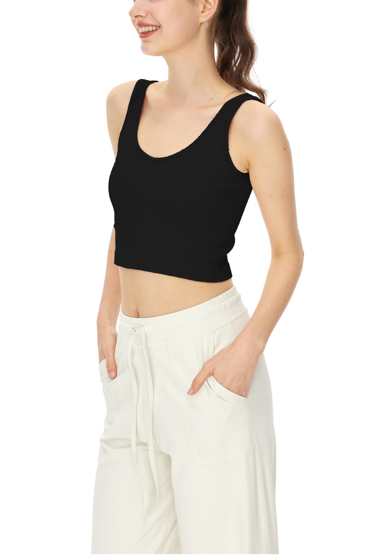 Seamless Running Yoga Bra Women Fitness Training Sports Underwear High Elastic Workout Top