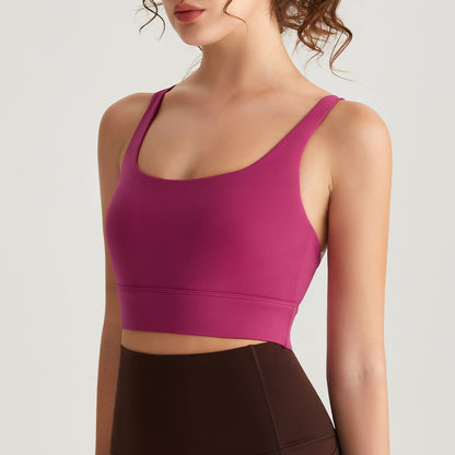 Sports Underwear Women Summer Shockproof Breathable Yoga Clothes Top