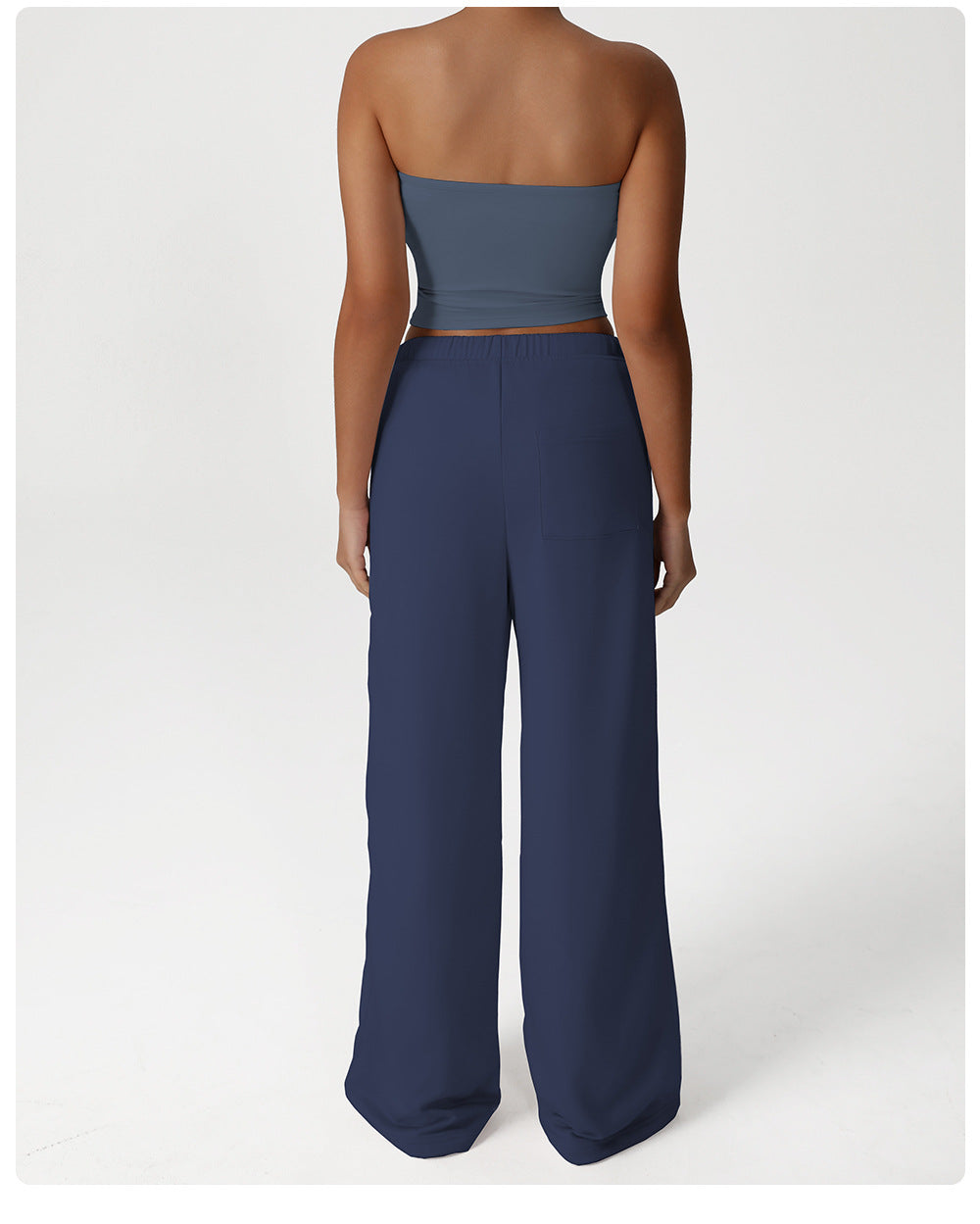 Nude Feel Casual Sports Pants Loose Pockets Straight Wide Leg Pants Dance Training Yoga Pants Running Fitness Pants