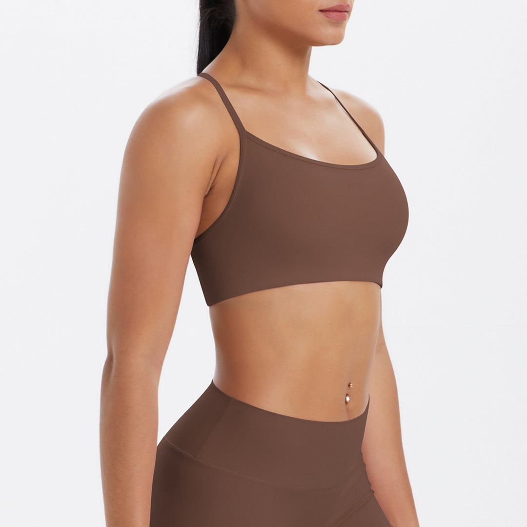 Underwear Push up Cross Sexy Beauty Back Strap Yoga Bra Running Workout Vest Sports