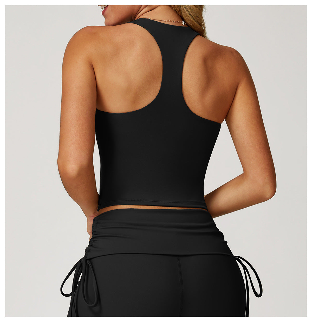 Yoga Vest H Shaped Beauty Back Quick-Drying Workout Top Outdoor Running Exercise Underwear