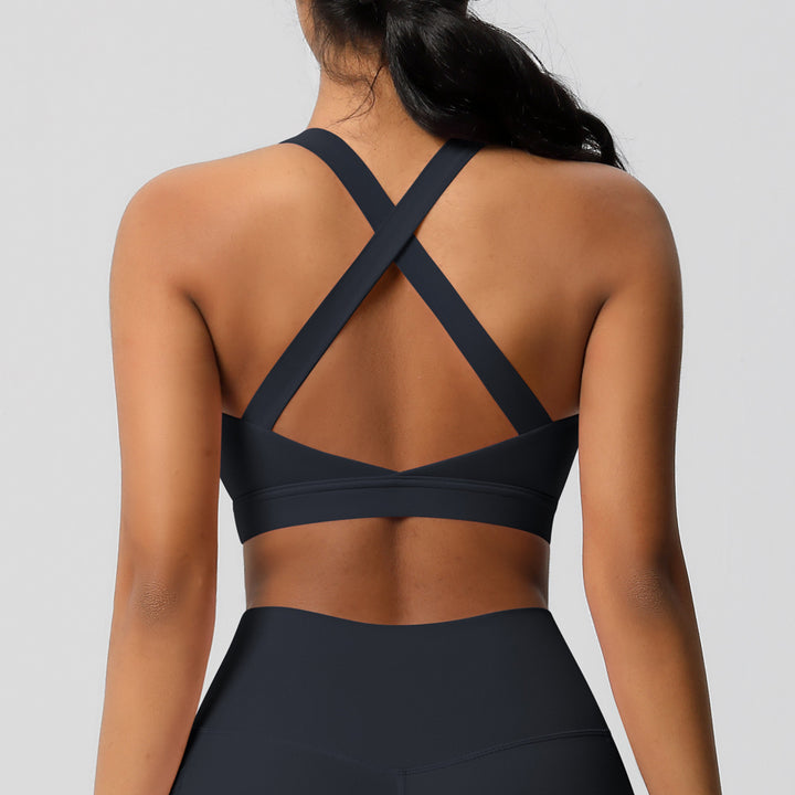 Cloud Sense Tight Yoga Vest Sports Underwear Shockproof High Strength Bra Pilates Running Outdoors Workout Clothes for Women