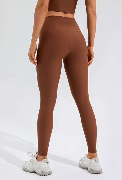 Yoga Pants Women Hip Lifting Outdoor Running Fitness Pants Elastic High Waist Workout Exercise Pants