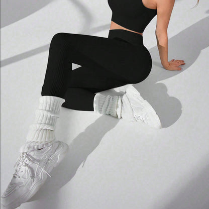 High Waist Yoga Pants Women Seamless Peach Hip Fitness Pants Quick Dry Hip Raise Sports Tight Pants