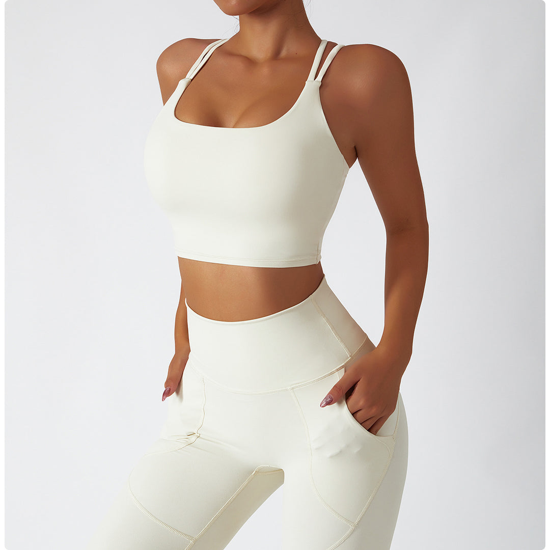 Yoga Suit Summer Breathable Training Sports Suit Women High Waist Hip Lift Running Fitness Clothes