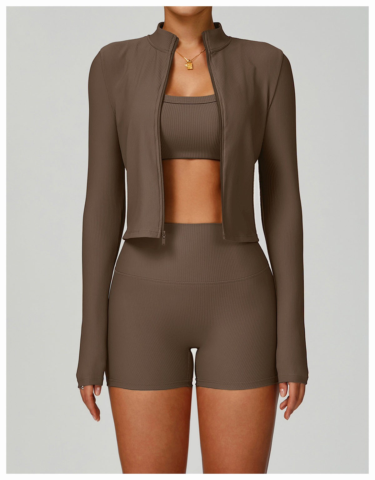 Yoga Jacket Slimming Outdoor Windproof Top Running Sports Fitness Jacket