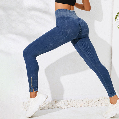 Yoga Pants Women High Waist Hip Lift Tights Stretch Tight Sports Yoga Trousers Yoga Clothes