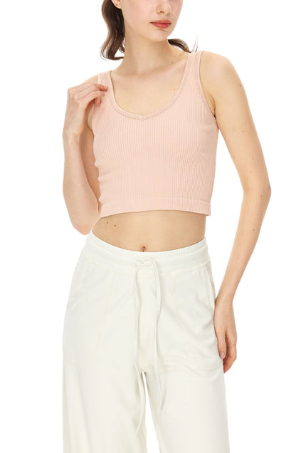 Seamless Running Yoga Bra Women Fitness Training Sports Underwear High Elastic Workout Top