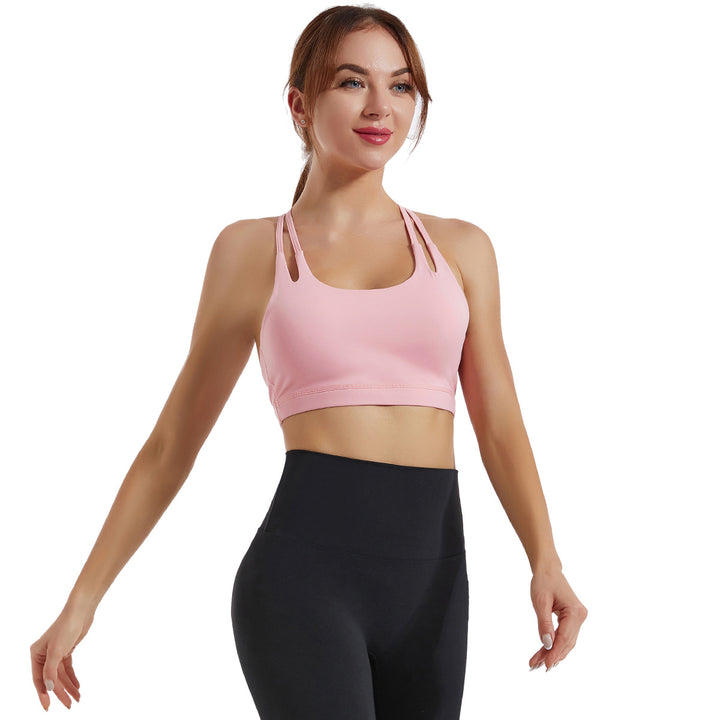 Sports Underwear Women Shockproof Push up Fitness Bra Running Nude Feel Yoga Jacket