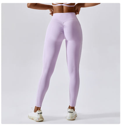 Fitness Pants Criss Cross Waist Head Skinny Running Sports Pants Women