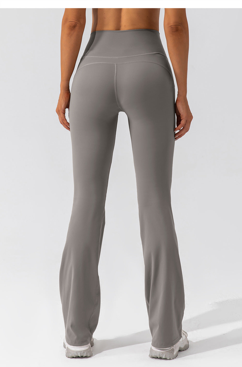 Tight Dance Wide-Leg Pants Hip Lifting High Waist Casual Flared Pants Fitness Sports Yoga Trousers