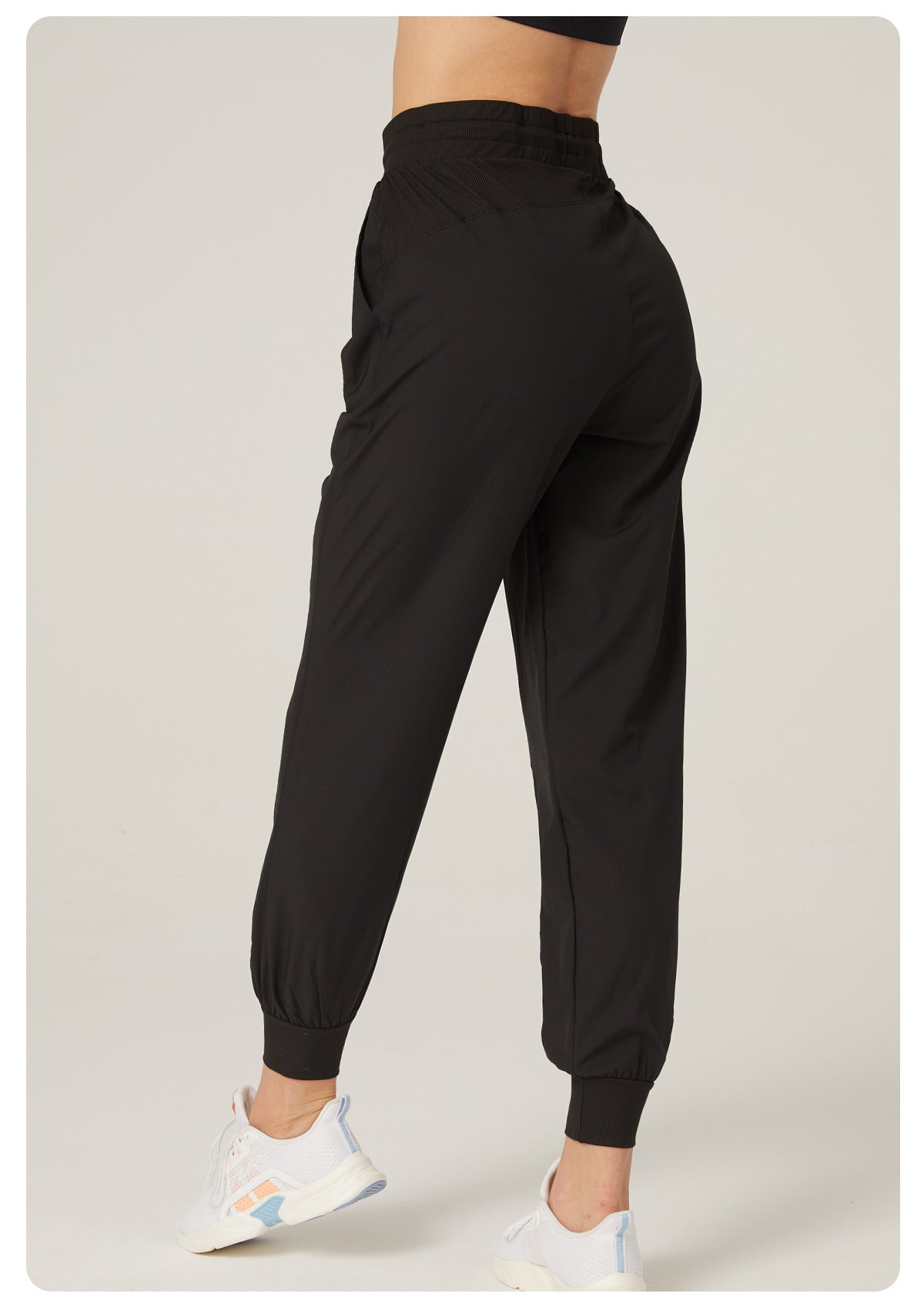 Breathable Loose Quick Drying Track Pants Women Slim Look Running Yoga Pants Cropped Casual Tappered Sweatpants