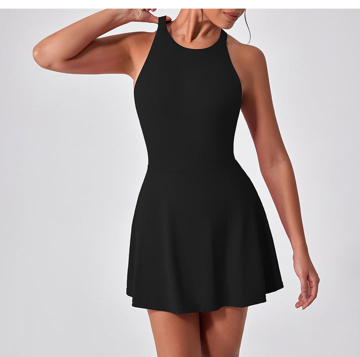 Sports Dress Slimming Anti Emptied Quick Drying Feather Tennis Beauty Back Fitness Yoga Dress