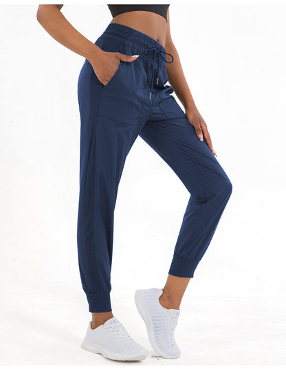 Arrival Running Casual Sports Trousers Ankle-Tied Breathable Quick-Drying Fitness Yoga Trousers